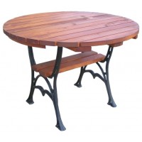 Apaļš dārza galds